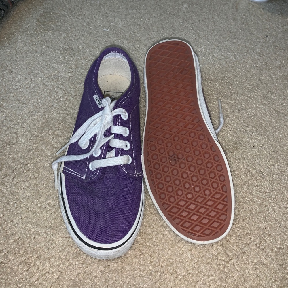 Purple Vans *like new*